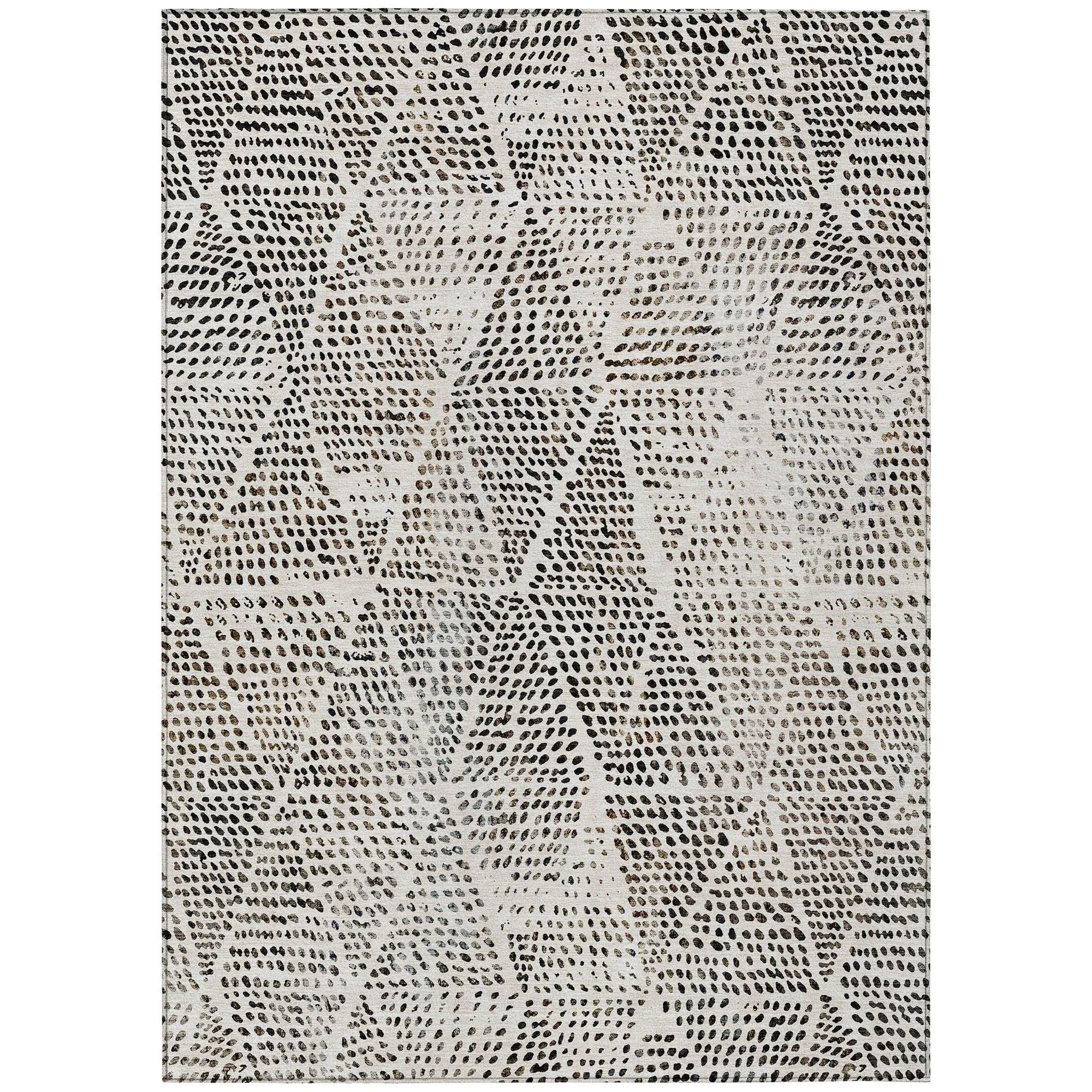 Machine Made ACN591 Ivory  Rugs #color_ivory 