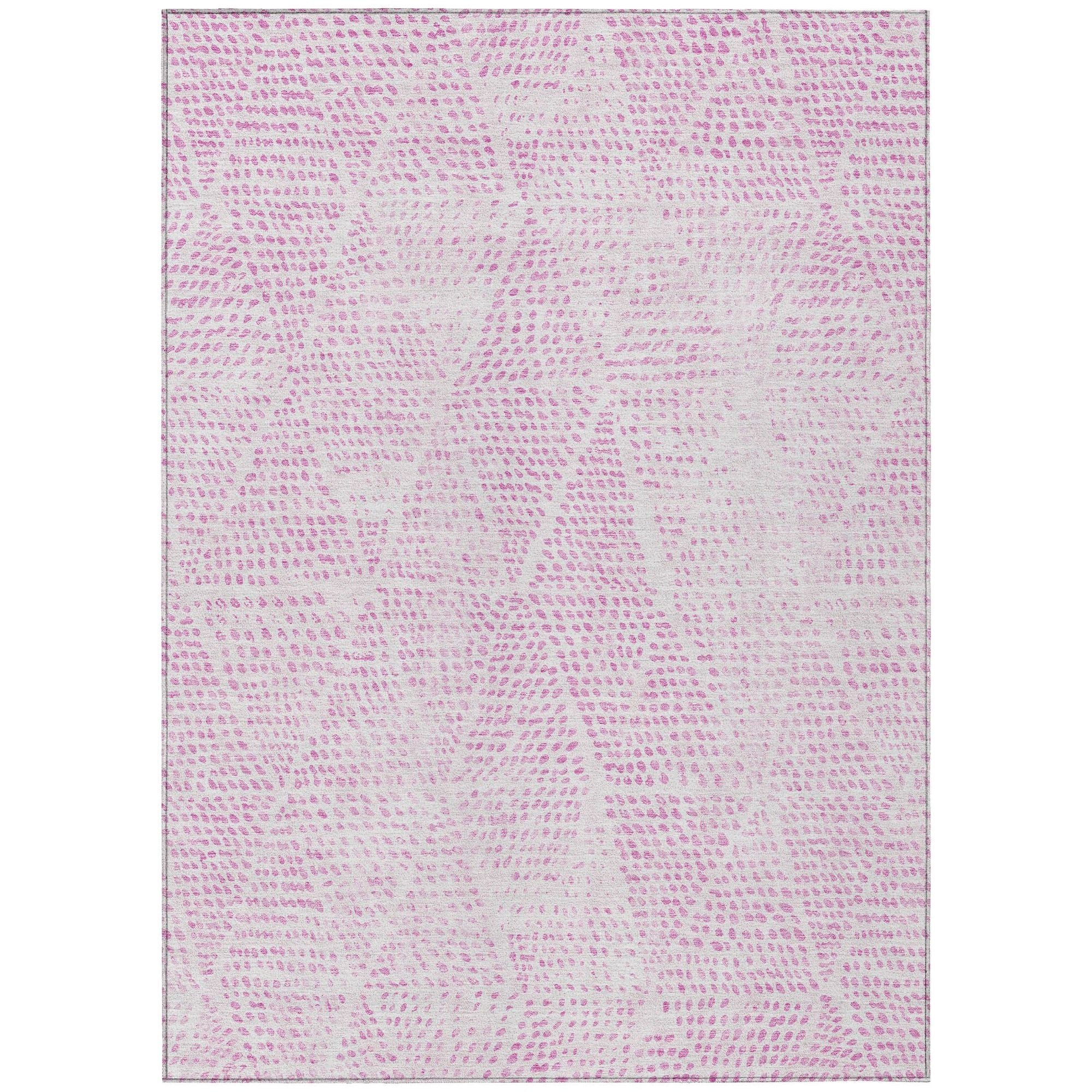 Machine Made ACN591 Pink  Rugs #color_pink 