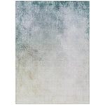 Machine Washable Beige Brown Rug - Indoor / Outdoor - Kids / Pet Friendly Modern Print Rug