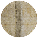 Machine Washable Brown Rug - Indoor / Outdoor - Kids / Pet Friendly Modern Print Rug