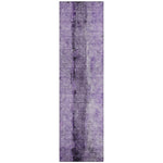 Machine Washable Purple Rug - Indoor / Outdoor - Kids / Pet Friendly Modern Print Rug