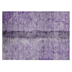 Machine Washable Purple Rug - Indoor / Outdoor - Kids / Pet Friendly Modern Print Rug