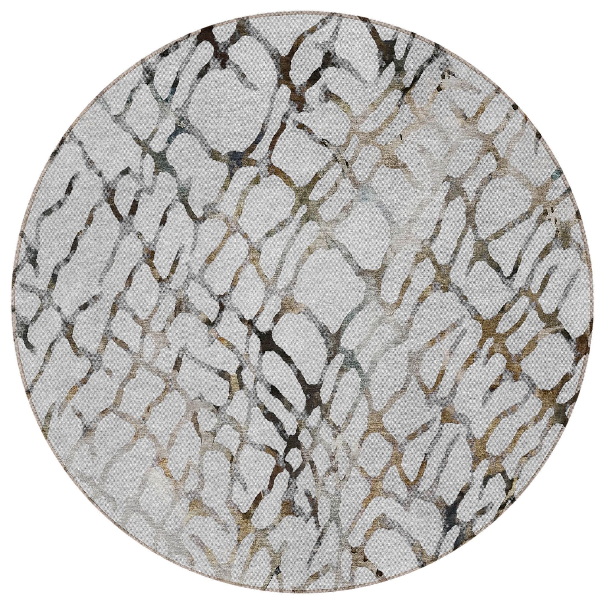 Machine Made ACN609 Silver Gray Rugs #color_silver gray