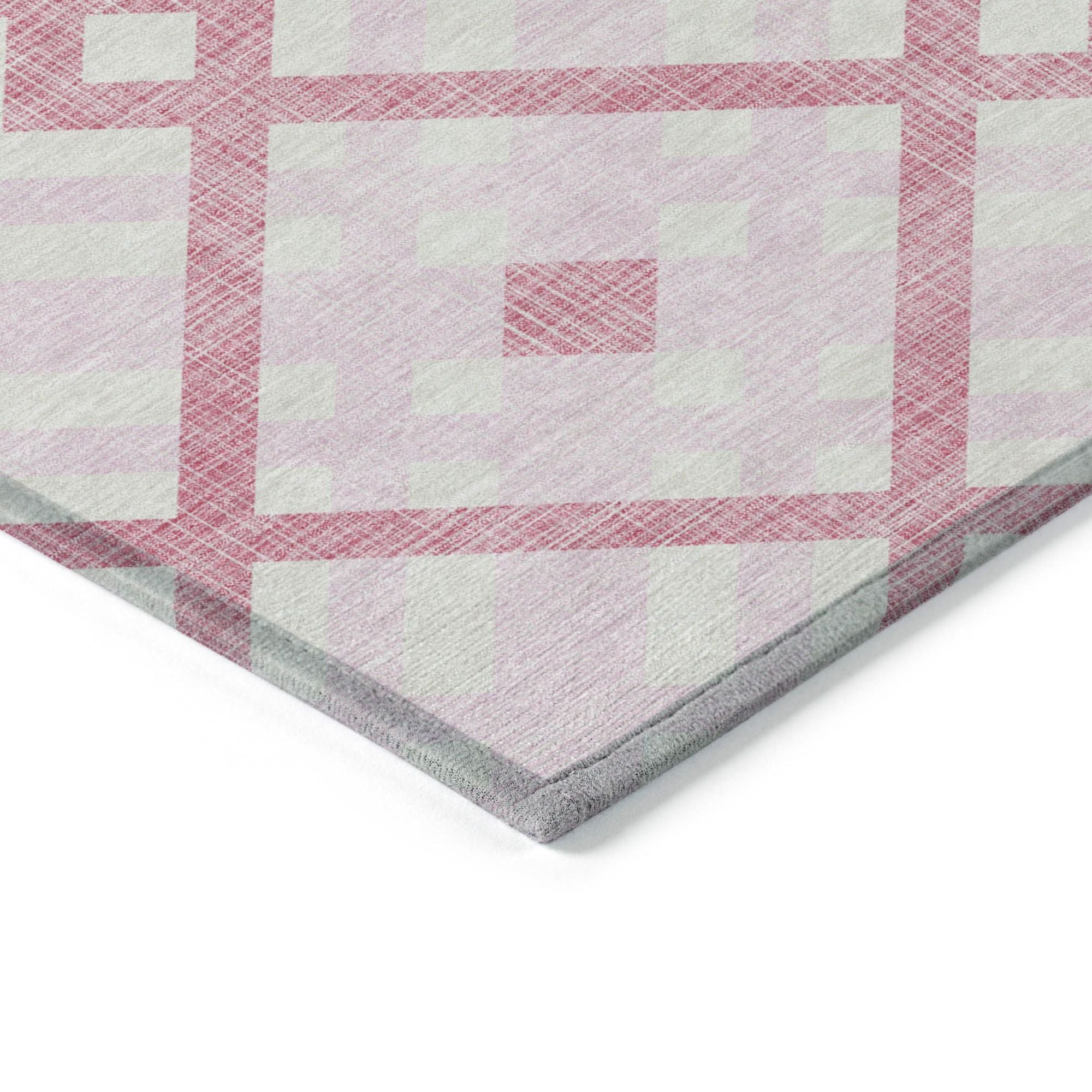 Machine Made ACN616 Pink  Rugs #color_pink 