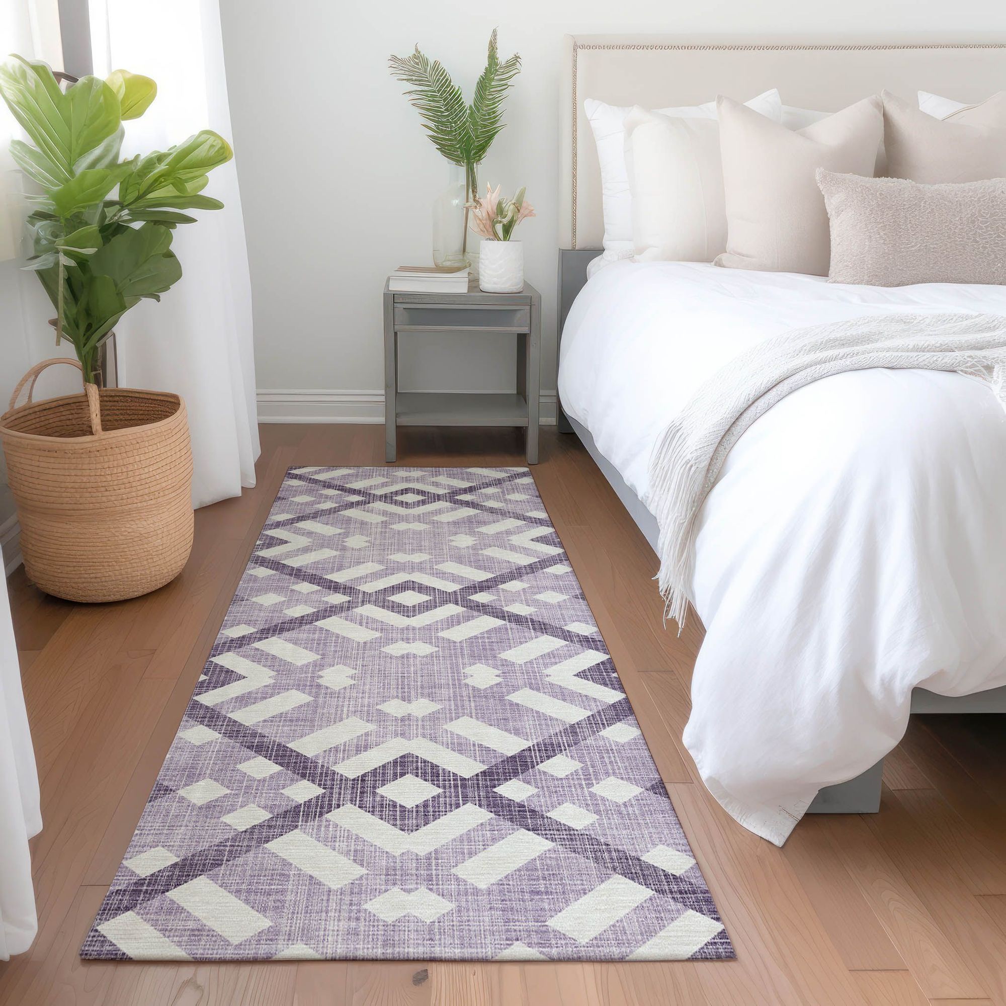 Machine Made ACN616 Purple  Rugs #color_purple 