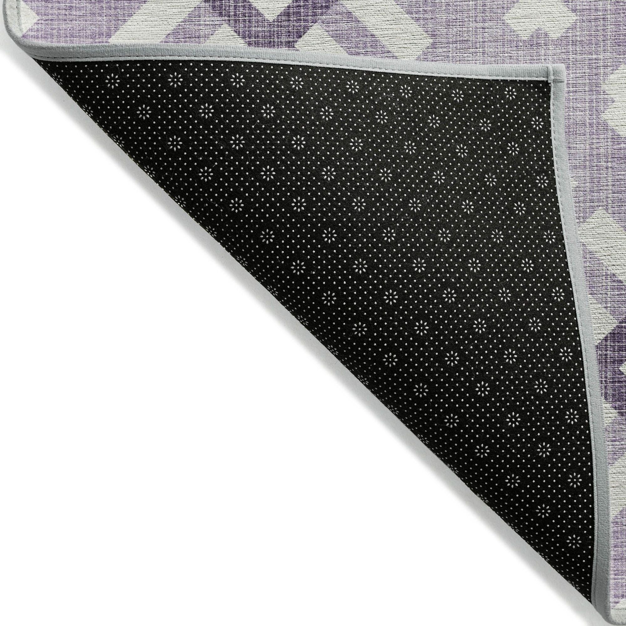 Machine Made ACN616 Purple  Rugs #color_purple 