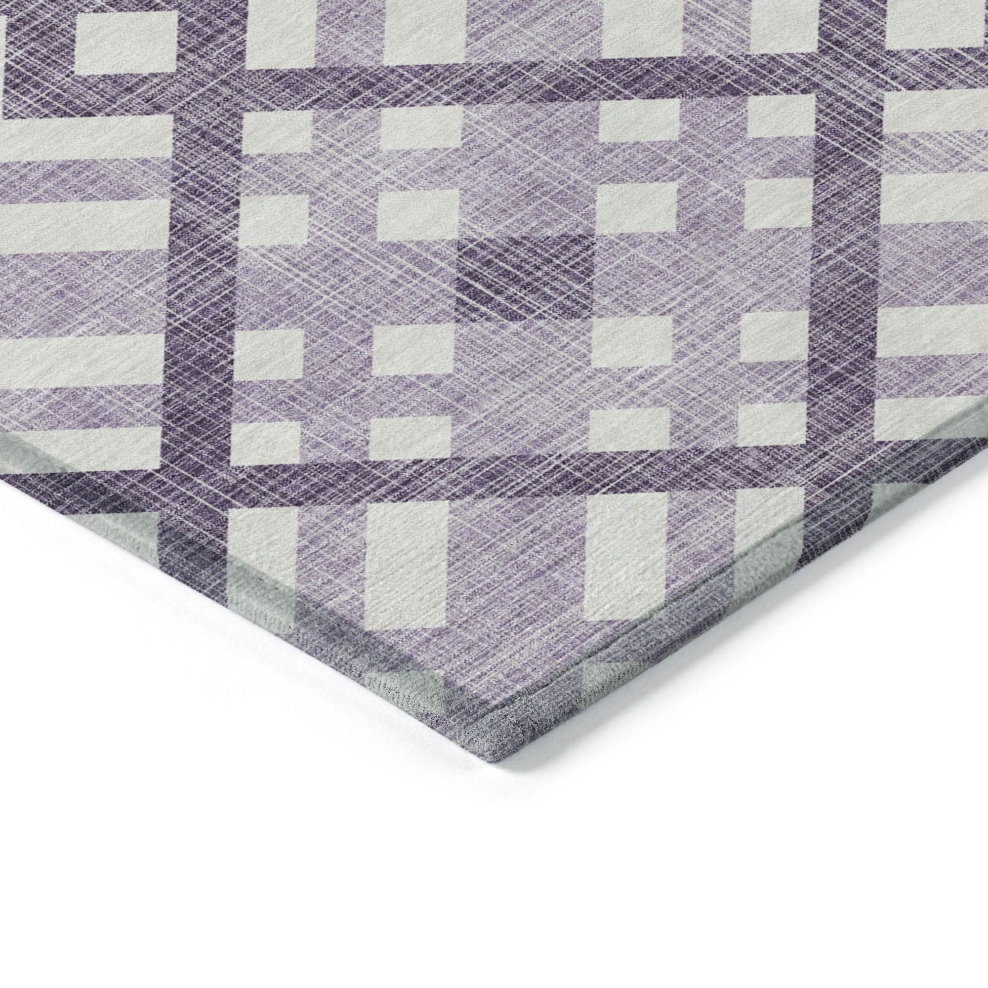 Machine Made ACN616 Purple  Rugs #color_purple 