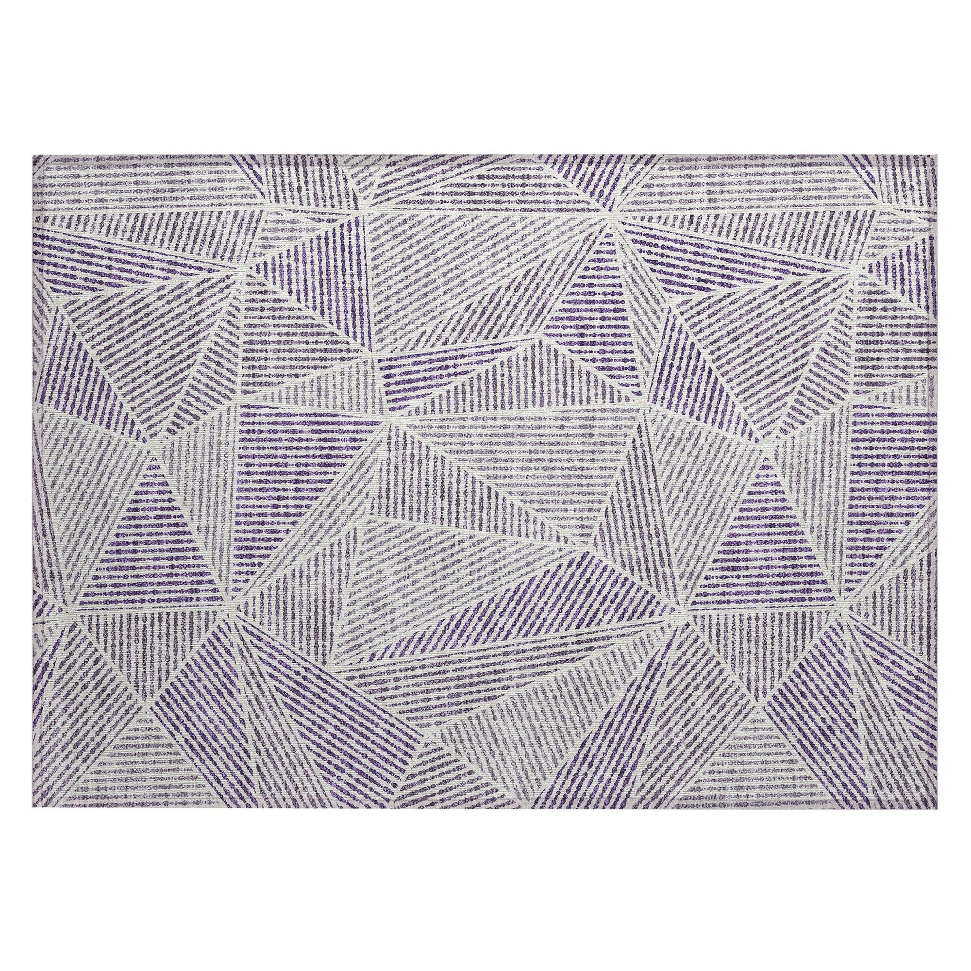 Machine Made ACN618 Purple  Rugs #color_purple 