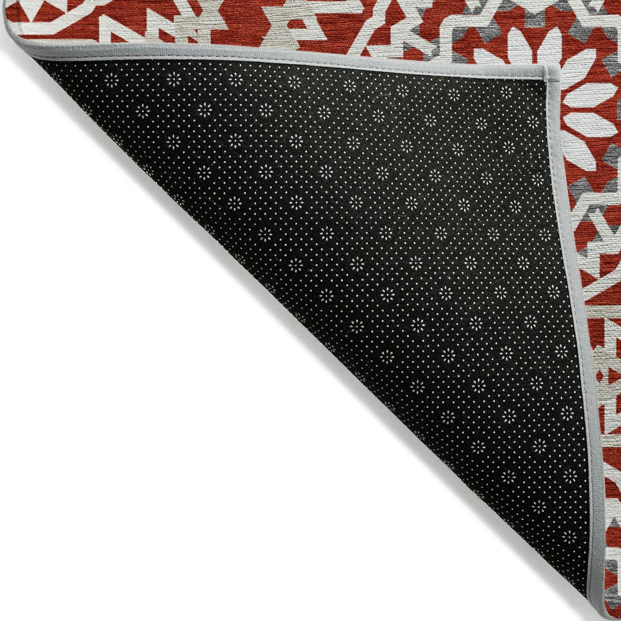 Machine Made ACN619 Red  Rugs #color_red 