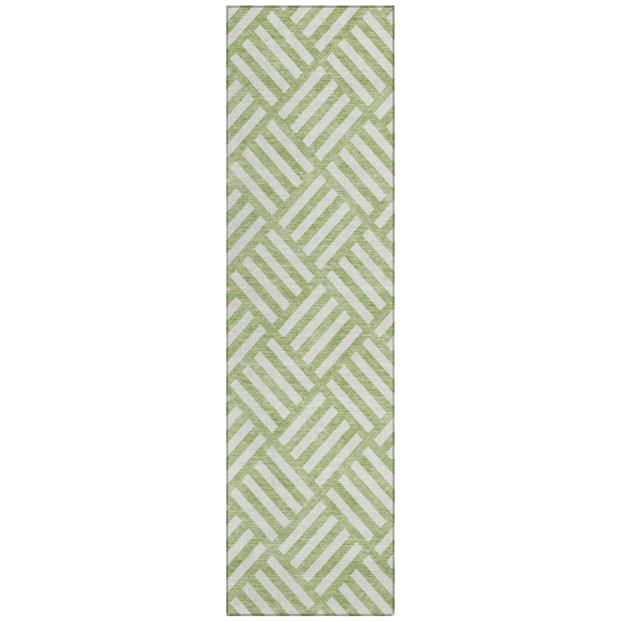 Machine Made ACN620 Aloe Green Rugs #color_aloe green