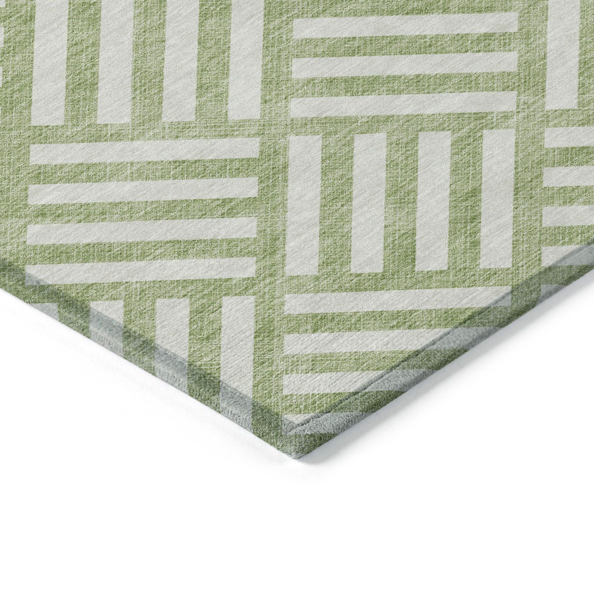 Machine Made ACN620 Aloe Green Rugs #color_aloe green