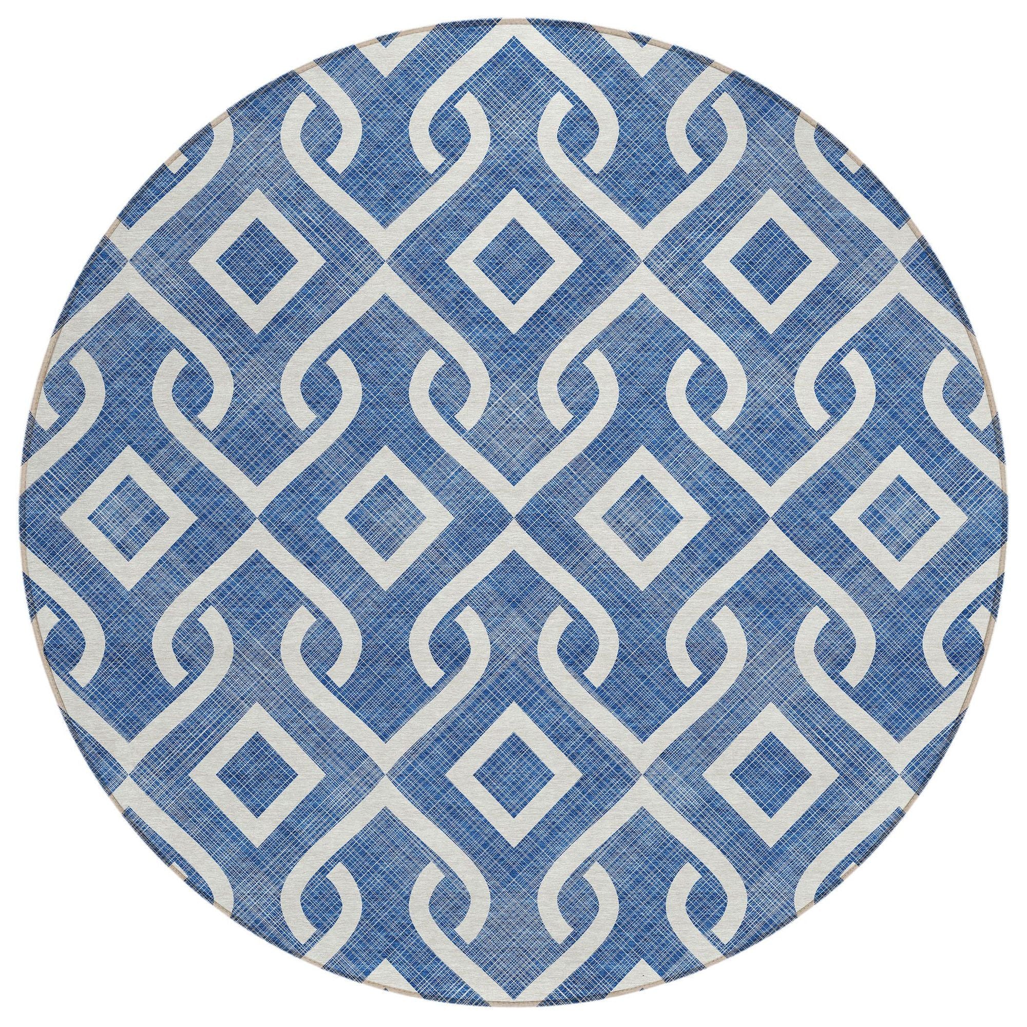 Machine Made ACN621 Blue  Rugs #color_blue 