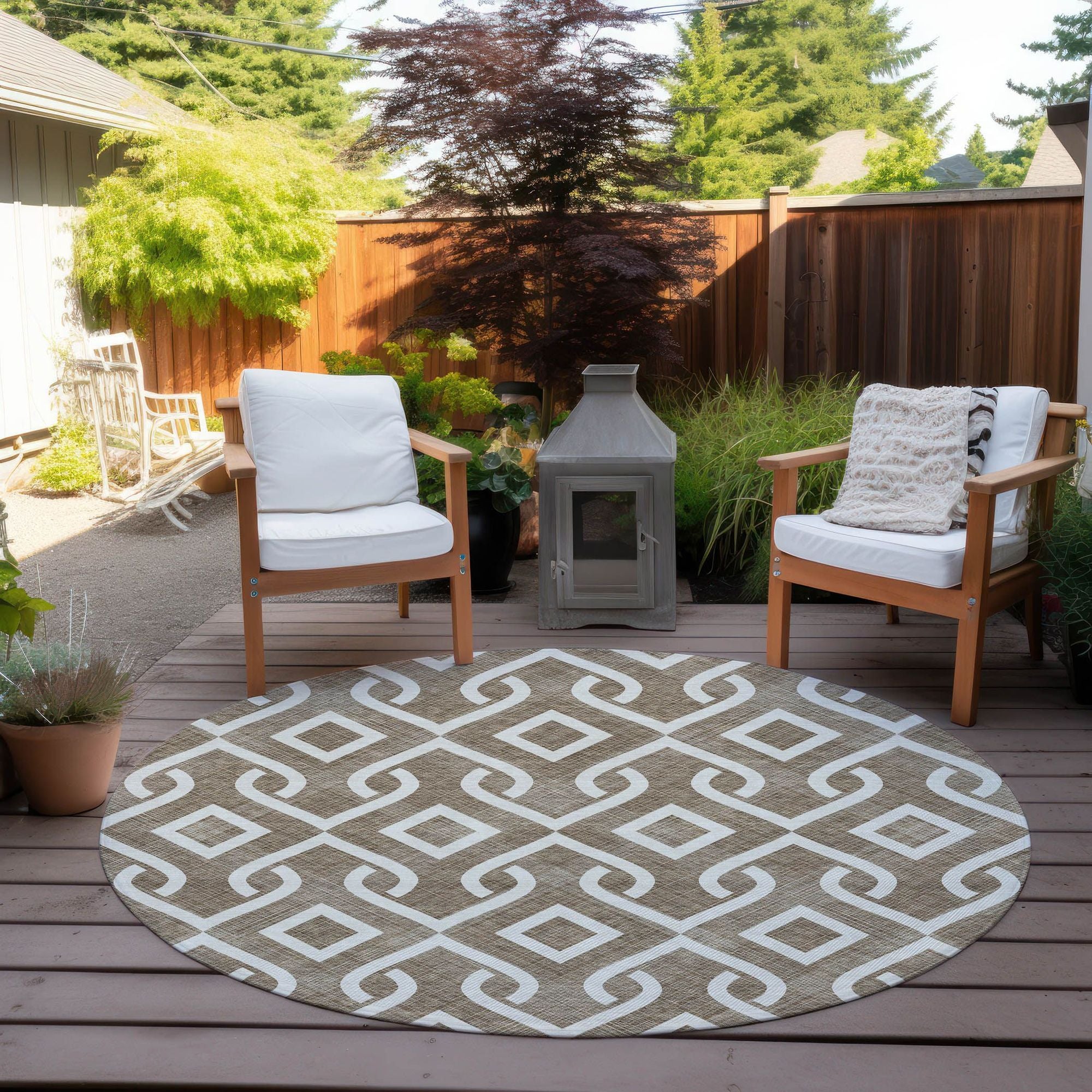Machine Made ACN621 Brown  Rugs #color_brown 
