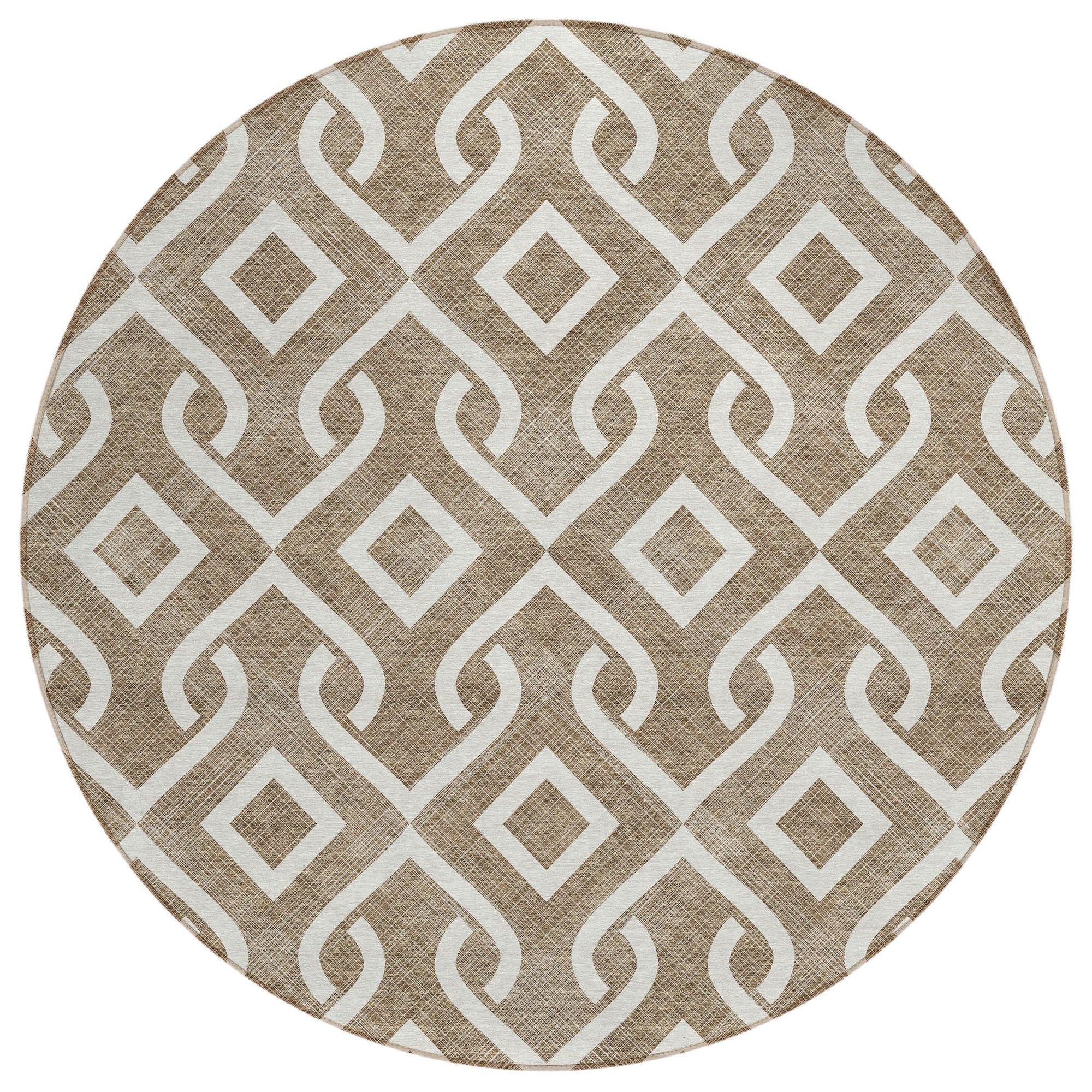 Machine Made ACN621 Brown  Rugs #color_brown 