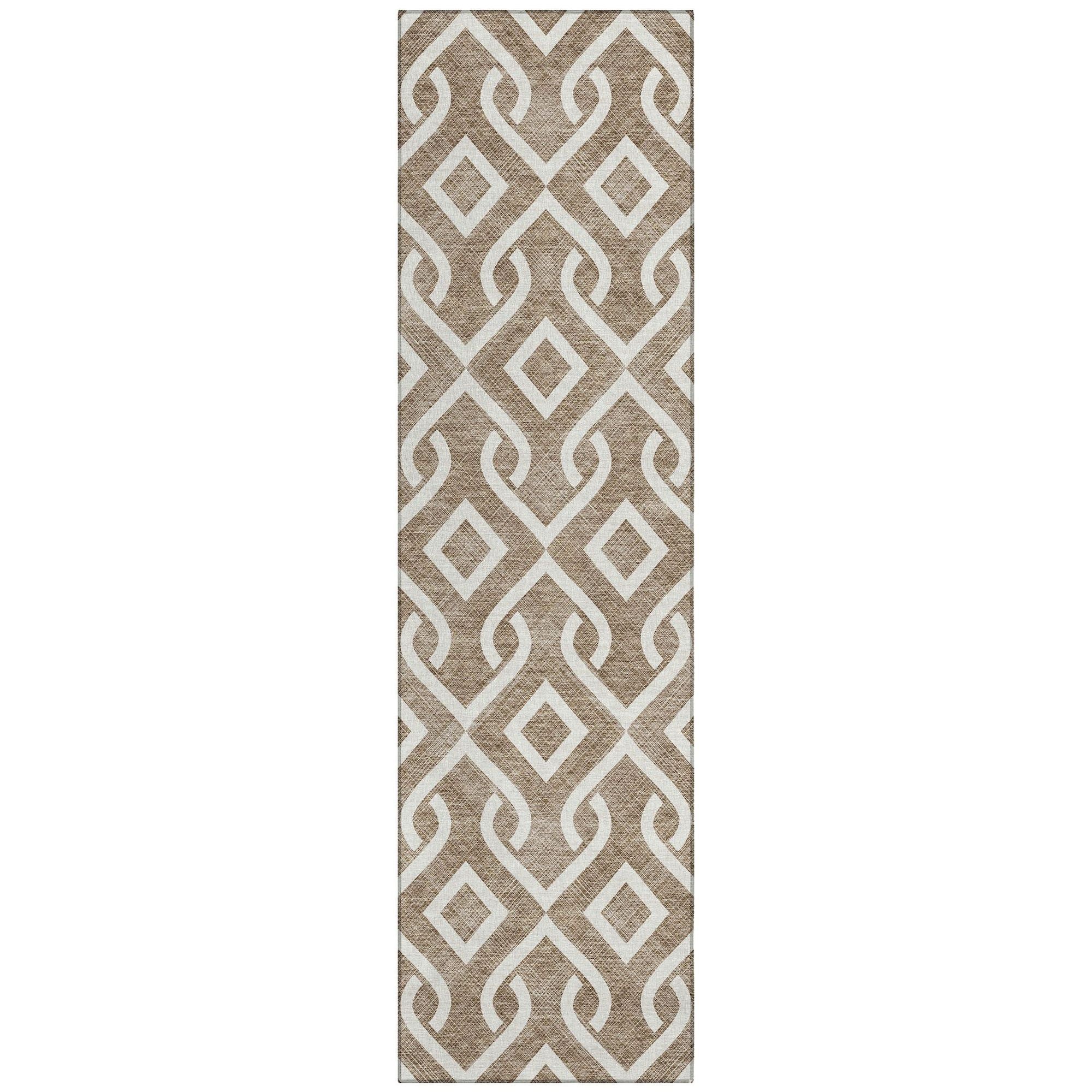 Machine Made ACN621 Brown  Rugs #color_brown 
