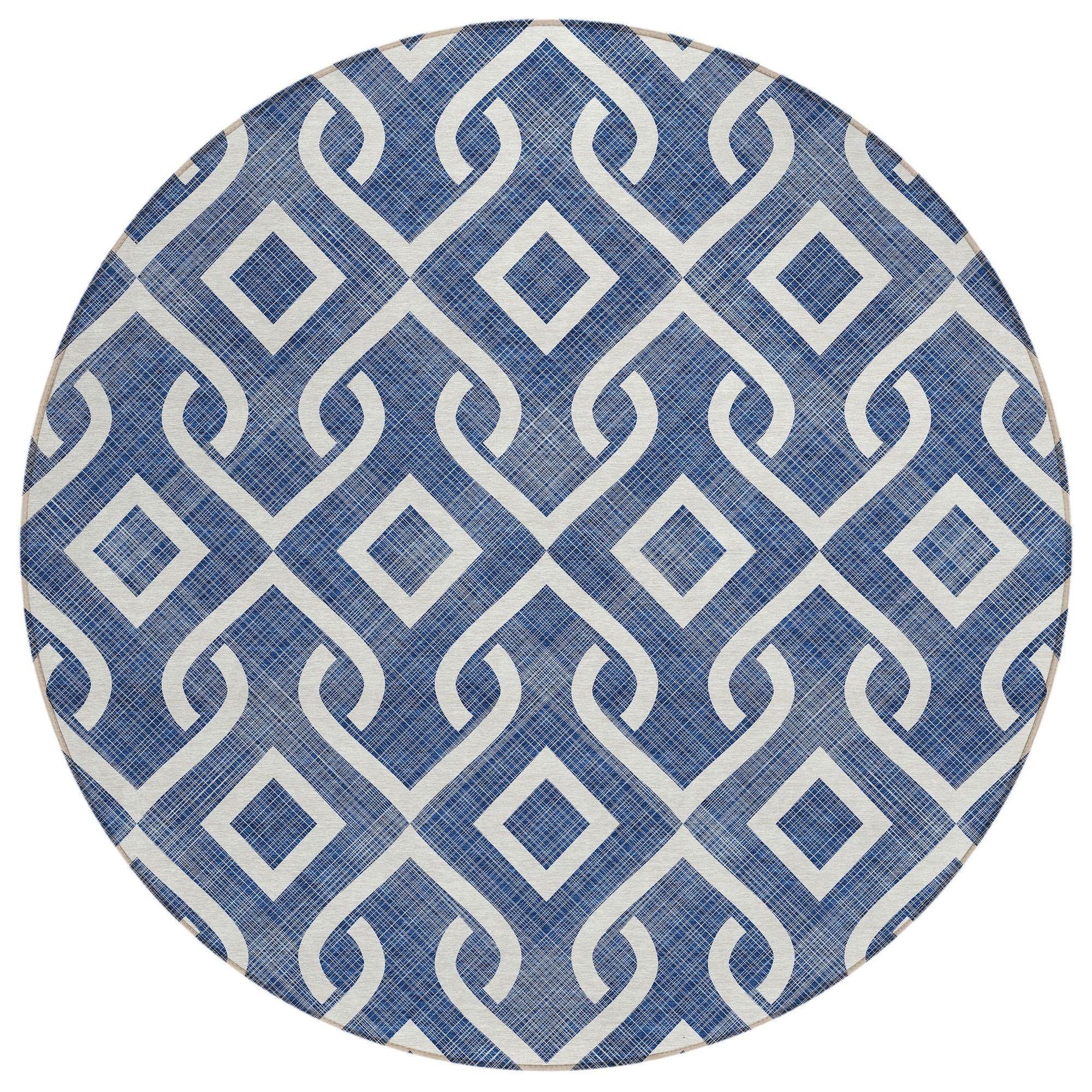 Machine Made ACN621 Navy Blue Rugs #color_navy blue