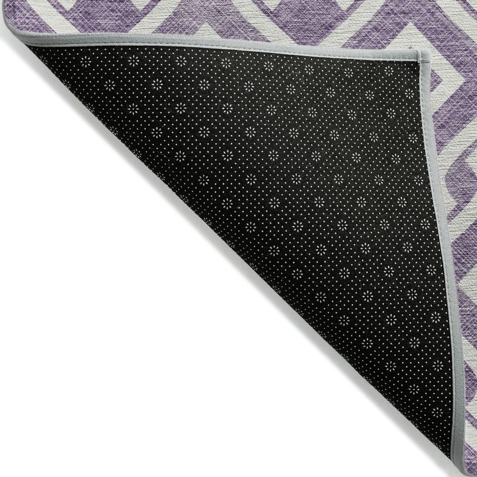 Machine Made ACN621 Purple  Rugs #color_purple 