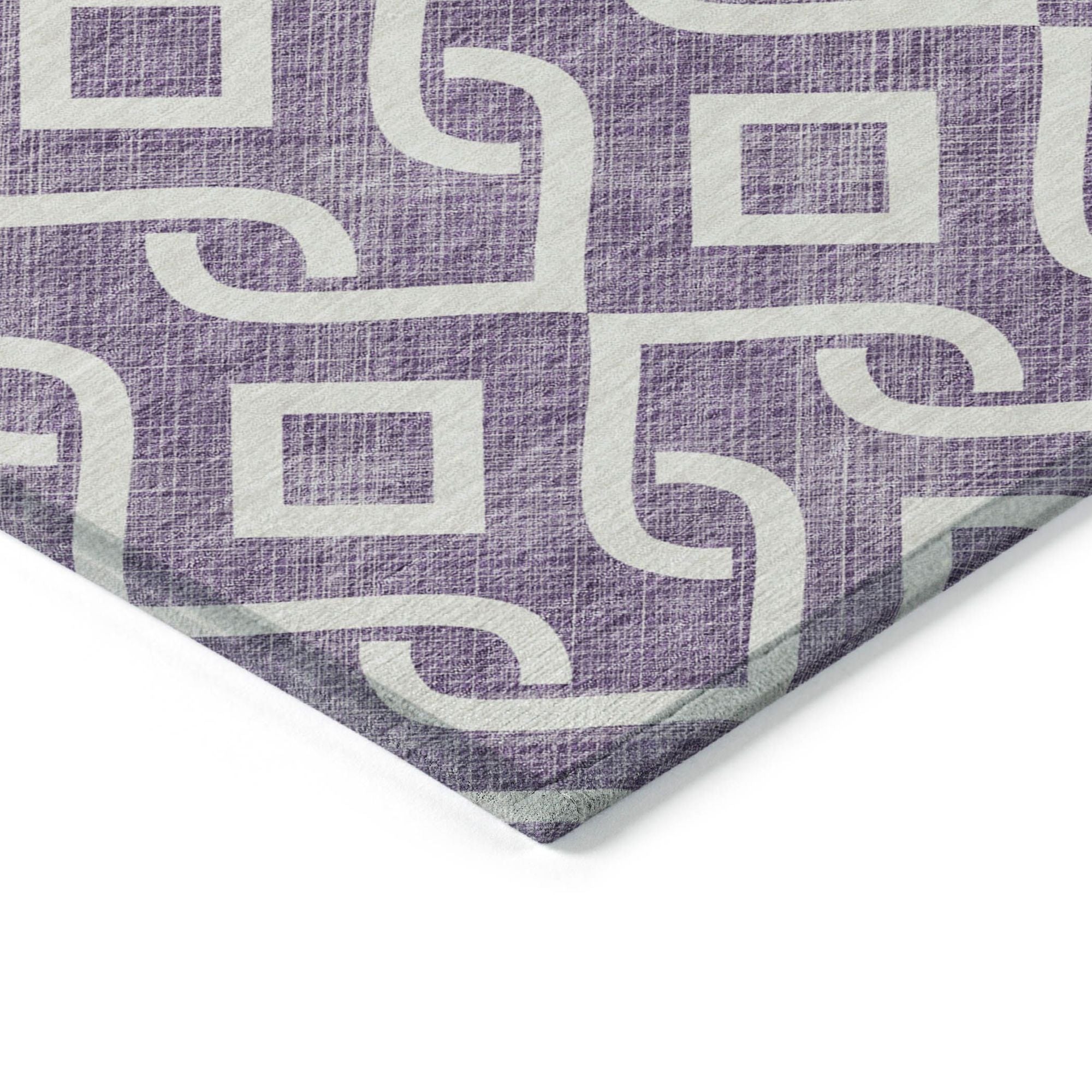 Machine Made ACN621 Purple  Rugs #color_purple 