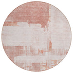Machine Washable Blush Pink Rug - Indoor / Outdoor - Kids / Pet Friendly Modern Print Rug