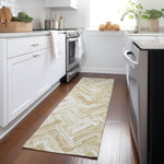 Machine Made ACN630 Beige Brown Rugs 