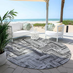 Machine Made ACN630 Gray  Rugs 