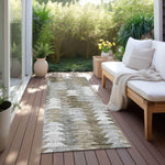Machine Made ACN632 Brown  Rugs 