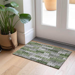 Machine Made ACN632 Green  Rugs 
