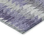 Machine Made ACN632 Purple  Rugs 