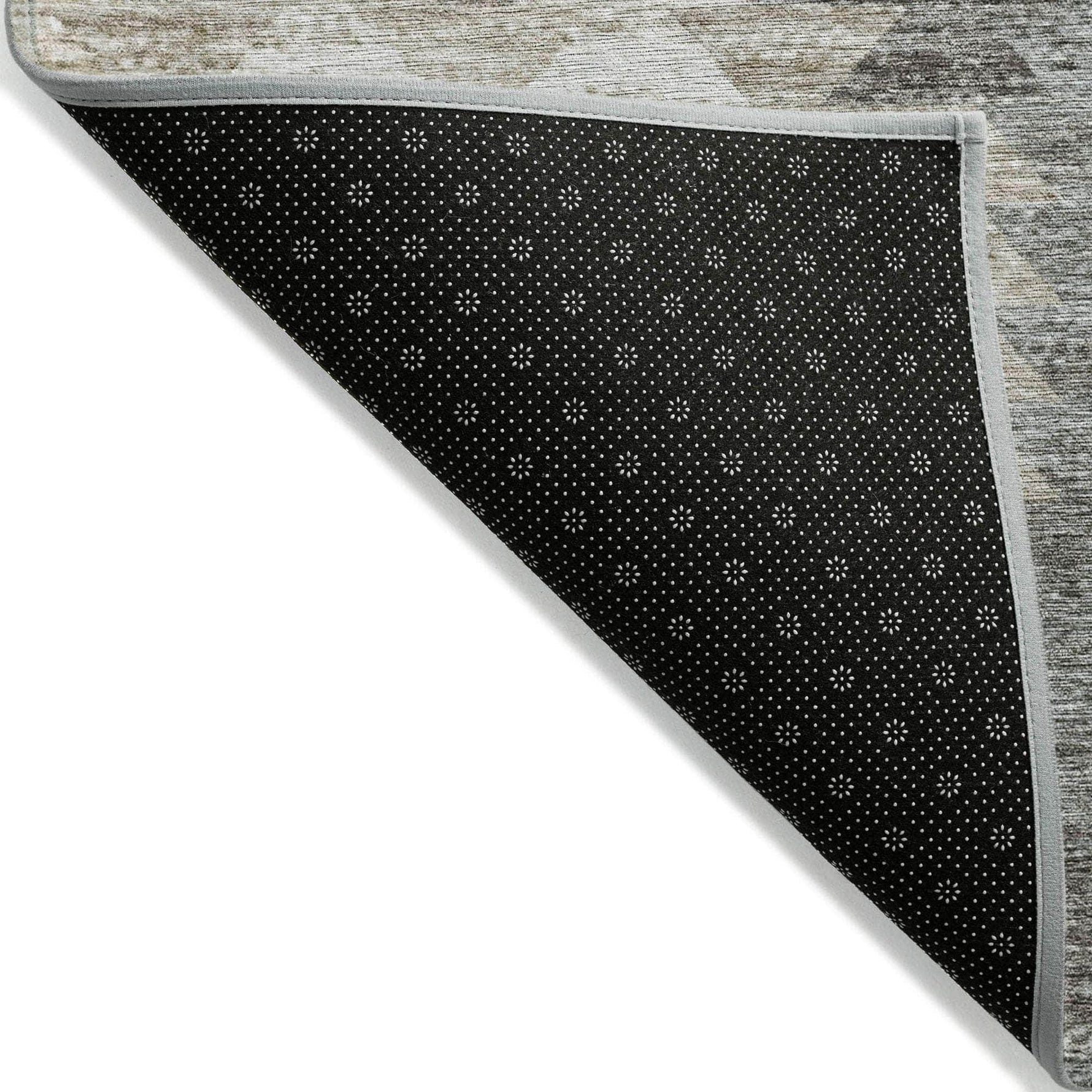 Machine Made ACN632 Taupe Brown Rugs 