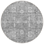 Machine Made ACN637 Gray  Rugs 