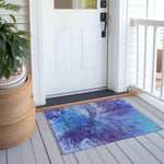 Machine Made ACN641 Blue  Rugs 