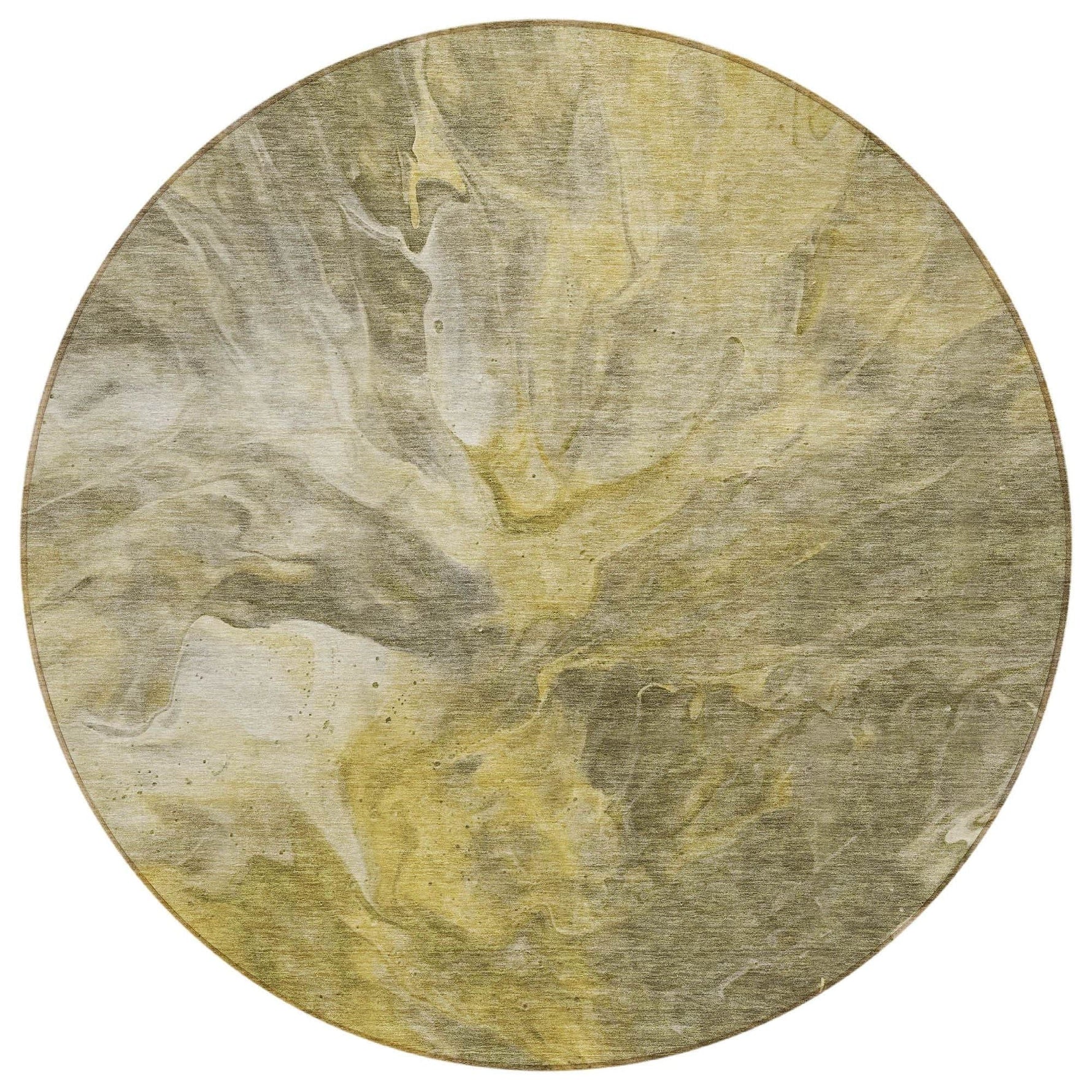 Machine Washable Taupe Brown Rug - Indoor / Outdoor - Kids / Pet Friendly Modern Print Rug