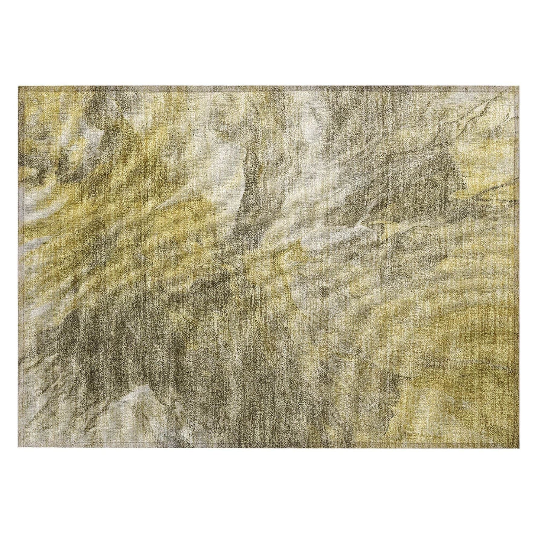 Machine Washable Taupe Brown Rug - Indoor / Outdoor - Kids / Pet Friendly Modern Print Rug