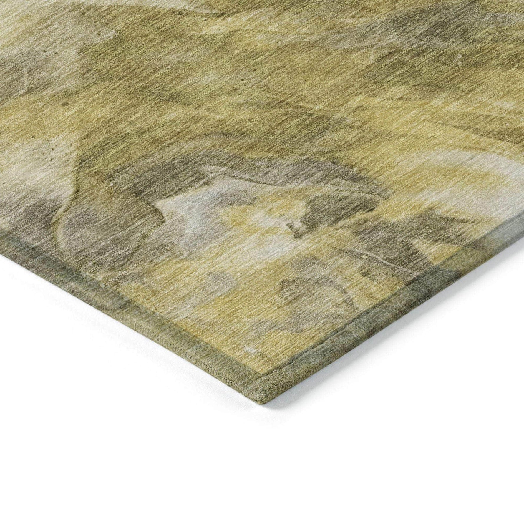 Machine Made ACN641 Taupe Brown Rugs 