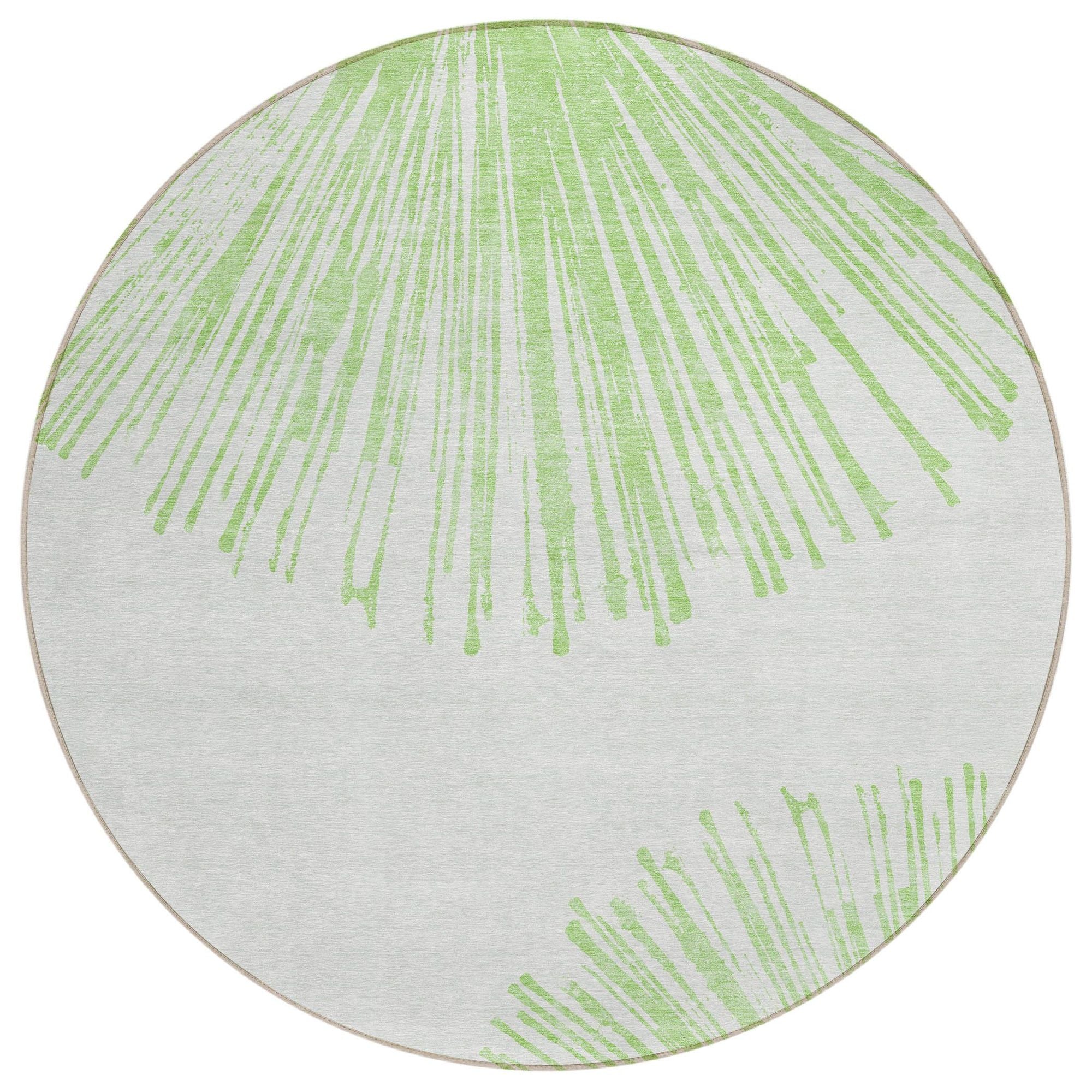 Machine Made ACN642 Aloe Green Rugs #color_aloe green