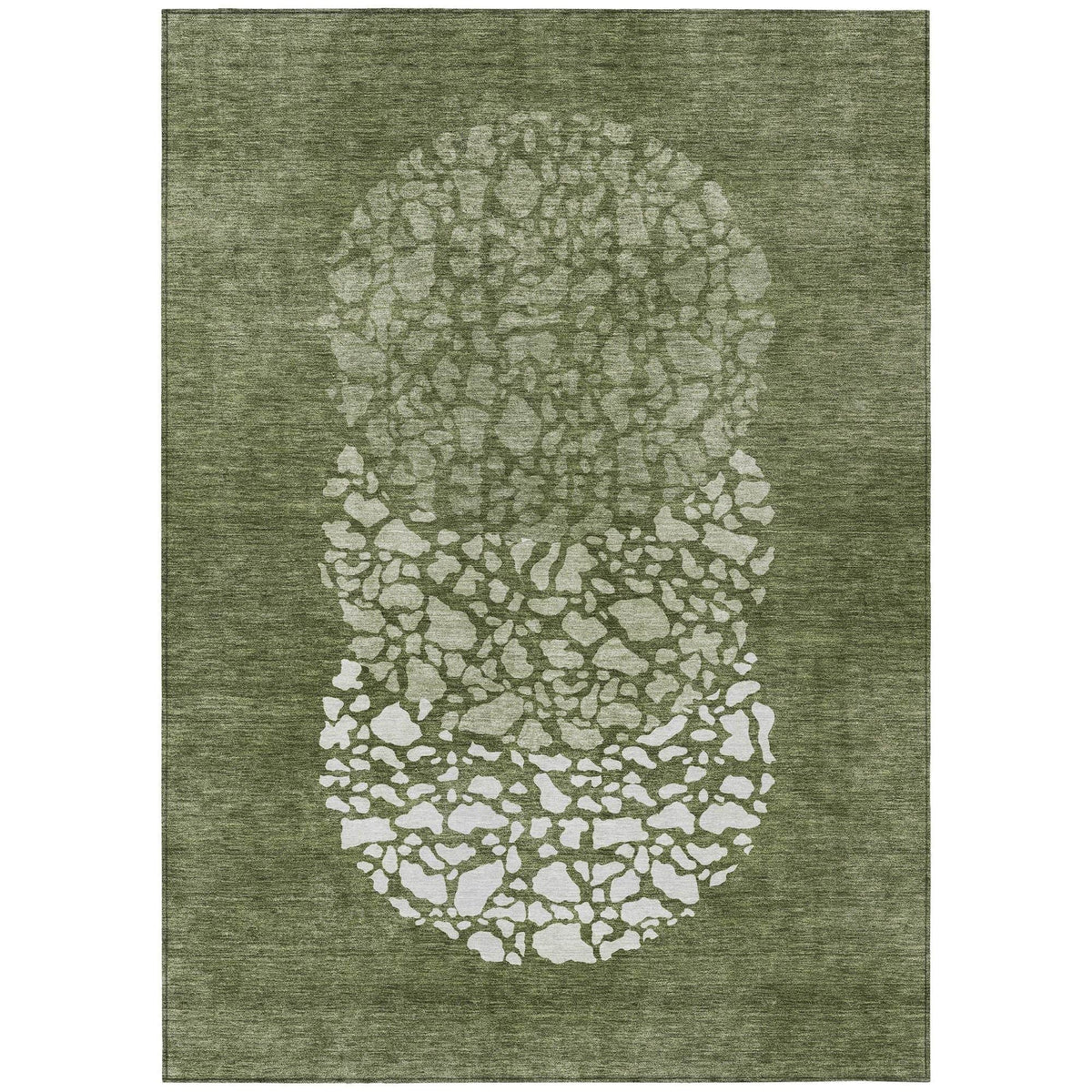 Malachite Machine Washable Rug
