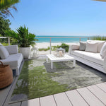 Machine Made ACN645 Olive Green Rugs 