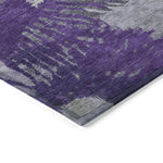 Machine Made ACN645 Purple  Rugs 