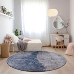 Machine Made ACN646 Blue  Rugs 