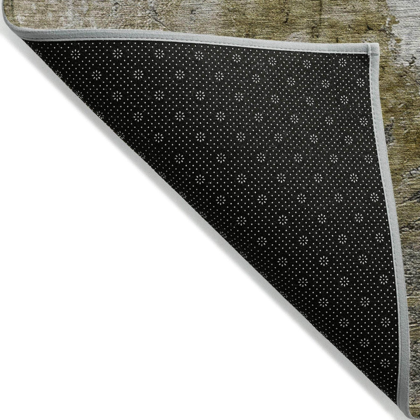 Machine Made ACN646 Brown  Rugs 