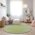Machine Made ACN647 Aloe Green Rugs 