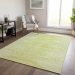 Machine Made ACN647 Aloe Green Rugs 