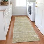 Machine Made ACN647 Beige Brown Rugs 