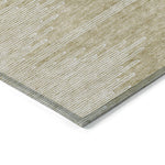 Machine Made ACN647 Beige Brown Rugs 