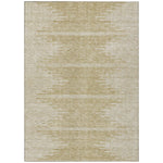 Machine Washable Beige Brown Rug - Indoor / Outdoor - Kids / Pet Friendly Modern Print Rug
