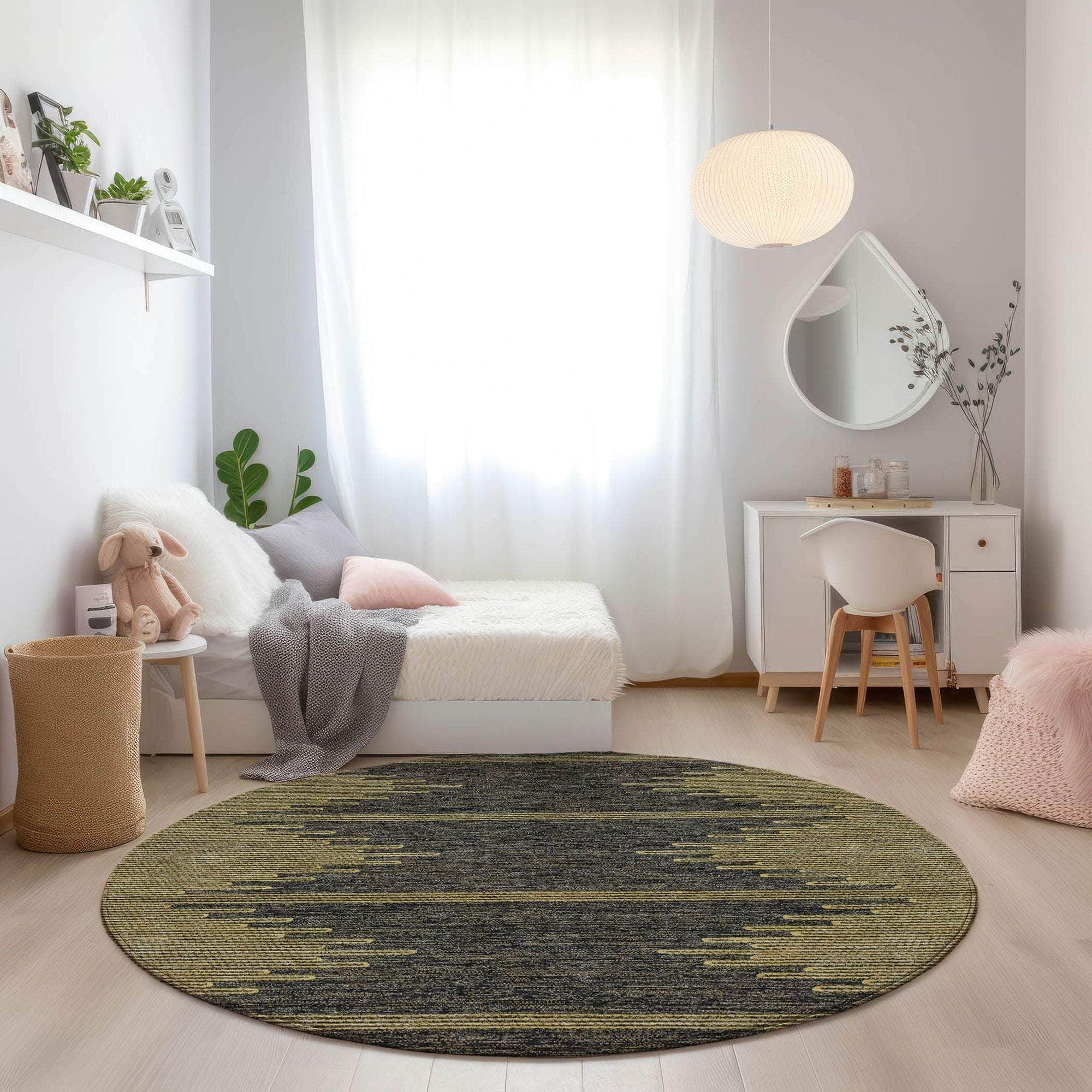 Machine Made ACN647 Graphite Gray Rugs #color_graphite gray