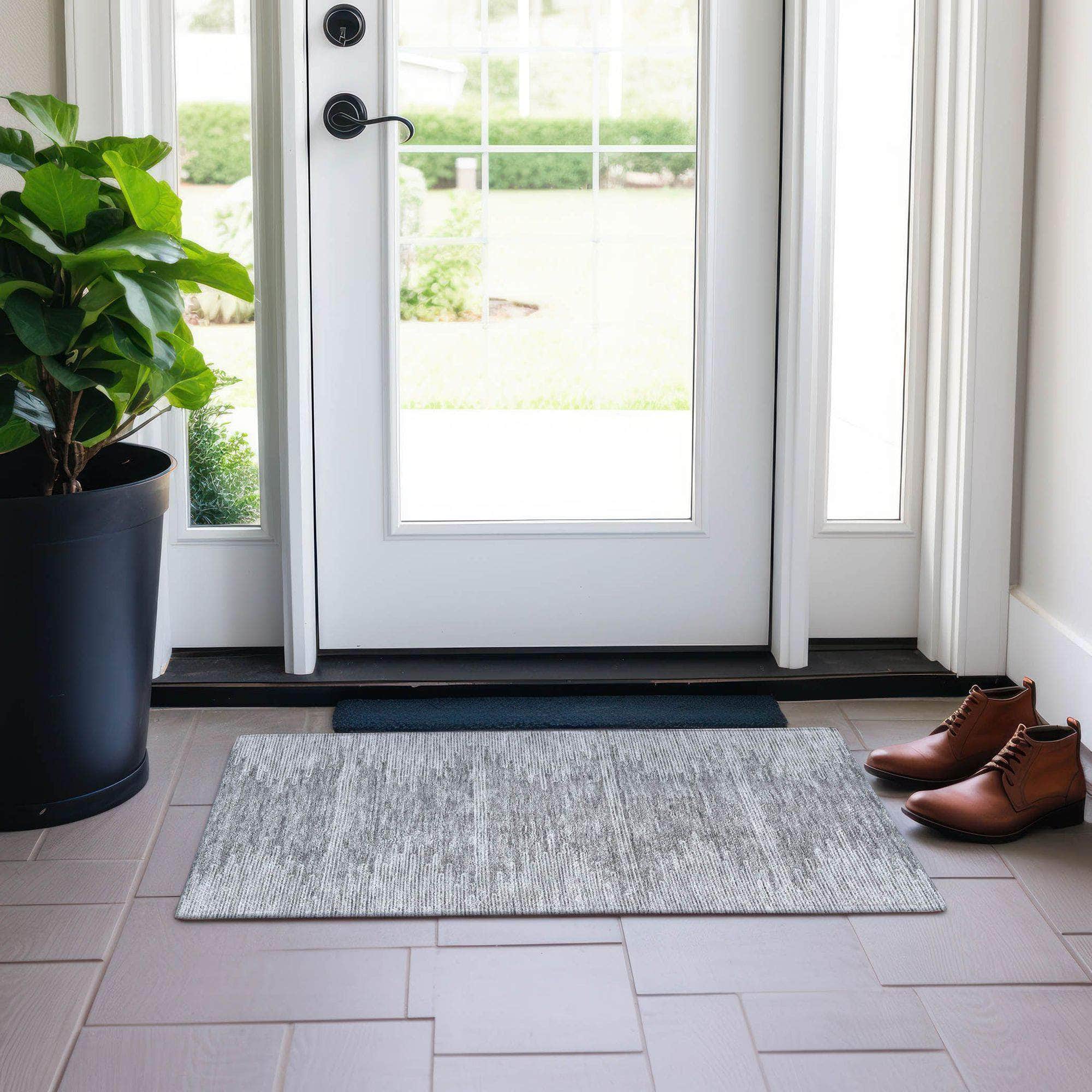 Machine Made ACN647 Gray  Rugs #color_gray 