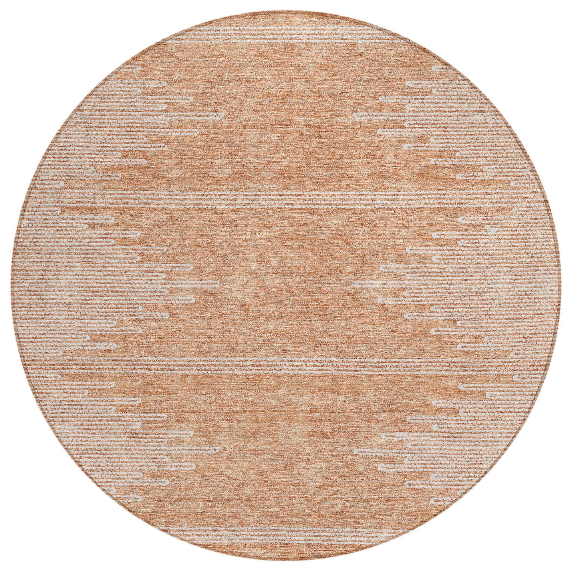 Machine Made ACN647 Salmon Orange Rugs #color_salmon orange