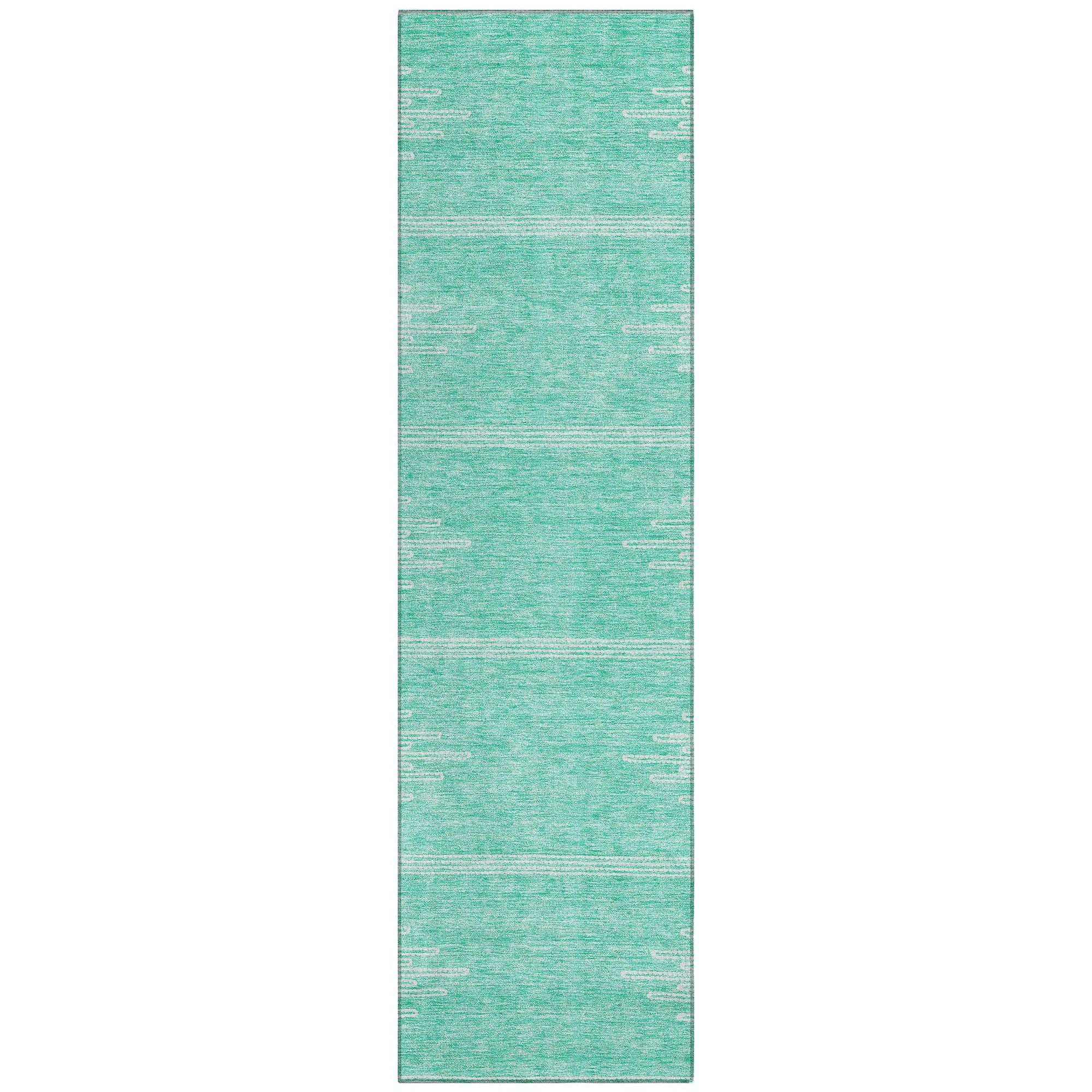 Machine Made ACN647 Teal  Rugs #color_teal 