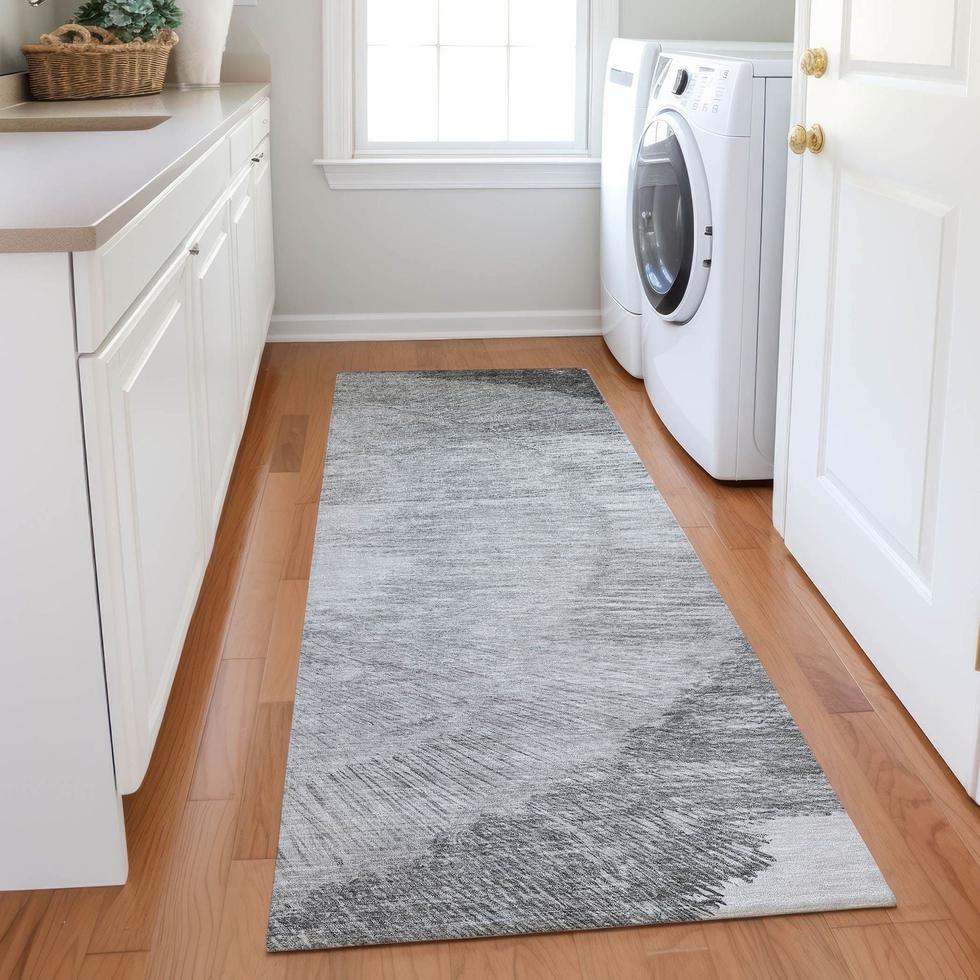 Machine Made ACN650 Gray  Rugs 
